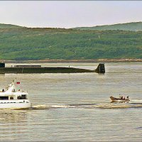 Президентская яхта и РПКСН в Кольском заливе :: Кай-8 (Ярослав) Забелин