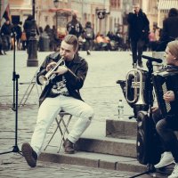 Уличные музыканты во Львове :: Анатолий Горобец (Nazar)