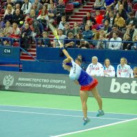 Теннис, Светлана Кузнецова подает подачу :: Svetlana Shalatonova