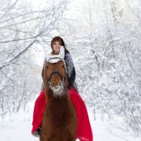 Девушка с лошадью :: Анна Кондратенко
