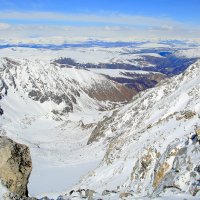 На вершине Мунку-Сардык - высшей точки Восточного Саяна :: Владимир Кузьмищев