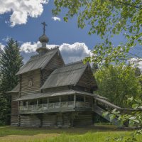 Преображенская (Вознесенская) церковь с погоста Спас на Сози Калининского района, 1732 года. :: Михаил "Skipper"