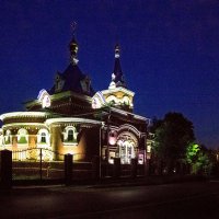Храм в ночи. :: Валерий Гудков