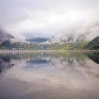 Morning fog in Norway :: Roman Ilnytskyi