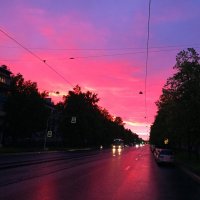 Закат в Санкт петербурге :: Artem Lapshin