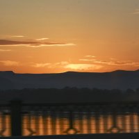 Восход над Абаканом. :: юрий Амосов