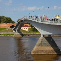 Мост через Волхов. Новгород :: Наталья 