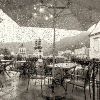 Дождь за окном. Карловы Вары :: Lidiya Dmitrieva