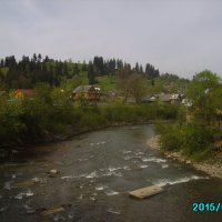 Горная   река  в   Ворохте :: Андрей  Васильевич Коляскин