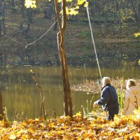 Золотая осень в графском парке :: Олег Пучков
