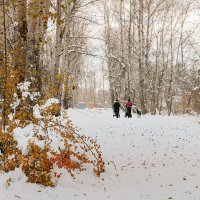 Осенний парк. :: Евгений Герасименко