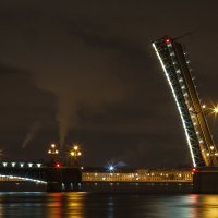 Мост в огнях. :: евгения 
