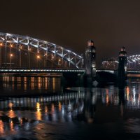 Мост Петра Великого (Большеохтинский) :: Владимир Горубин