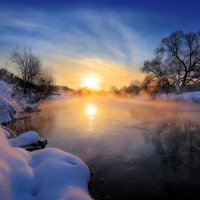 Морозный закат...6 :: Андрей Войцехов