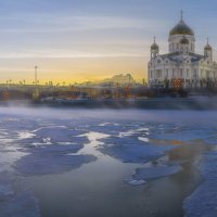 Храм Христа Спасителя в День Рождества Христова :: Борис Гольдберг