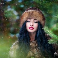 In winter forest :: Фотостудия Объективность