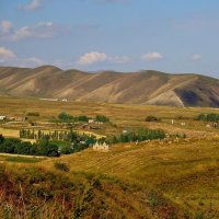 Долина в отрогах Киргизского хребта, начало осени :: GalLinna Ерошенко