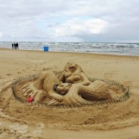 Песочная скульптура :: Александр Михайлов