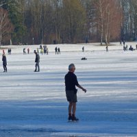 Воскресный день на городском озере... :: Galina Dzubina