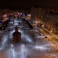 заснеженный Краснодар :: Алексей Меринов