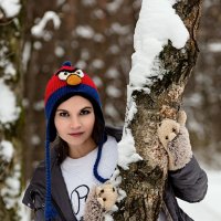 В белый снег весь лес одет... :: Сергей Гутерман