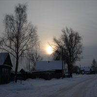 зима в деревне :: Александр Попков