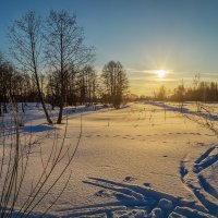 Зимний пейзаж 2 :: Андрей Дворников