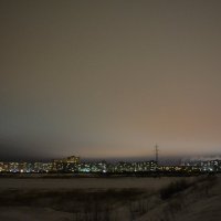Oгни вечернего Северодвинска. :: Михаил Поскотинов