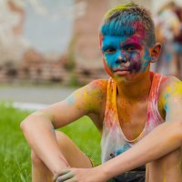 Фестиваль красок,Абакан :: Евгения 