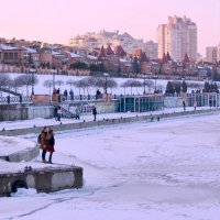 На Оболонской Набережной зимой :: Валентина Данилова