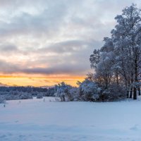 Зимний закат :: Владимир Лазарев