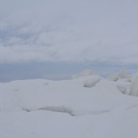 Белое море и льдины. :: Михаил Поскотинов
