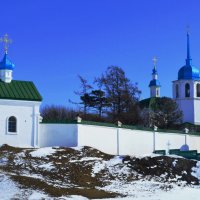 Мужской монастырь в марте :: Александр Ефремов