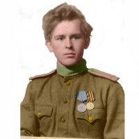 Впервые цветный младший лейтенант Владимир Михайлович Филатов 1941г.-1945г. :: Михаил Филатов