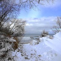 Побережье Балтийского моря после мартовского снегопада :: Маргарита Батырева