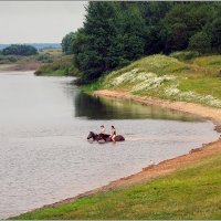 Купание коней. :: Роланд Дубровский