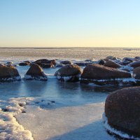 Камешки зимние заливные :: Владимир Гилясев