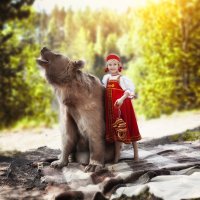 маша и медведь :: Вилена Романова