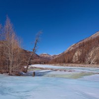 Стрелка Белого и Чёрного Иркута :: Анатолий Иргл