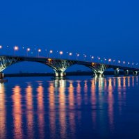 Мост Саратов-Энгельс :: Оксана Гуляева