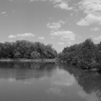 Небольшое    озеро   в   Ивано - Франковске :: Андрей  Васильевич Коляскин