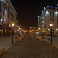 Ночь на Петербургской улице. :: Виктор Евстратов