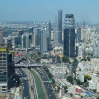 Тель Авив с 49-го этажа башни Азриэли. :: Надя Кушнир
