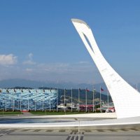 Олимпийский парк — один из главных объектов зимних Олимпийских игр 2014 года в Сочи :: Татьяна Смоляниченко