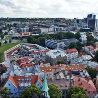 Вид на Таллин со смотровой площадки церкви Олевисте :: Елена Павлова (Смолова)
