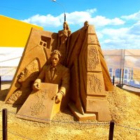 Выставка песчаных скульптур в парке Коломенском. :: Владимир Драгунский