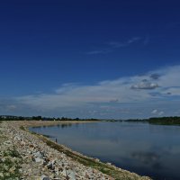 Дамба в Бийске. :: Владимир Михайлович Дадочкин