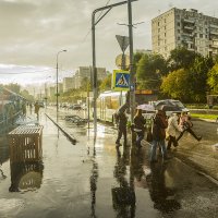 Москва, сентябрь, дождь :: Игорь Герман