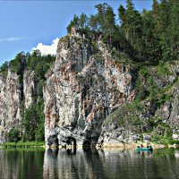 На реке Чусовая. Средний Урал :: Leonid Rutov