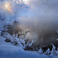 На закате морозного дня.... :: Андрей Войцехов